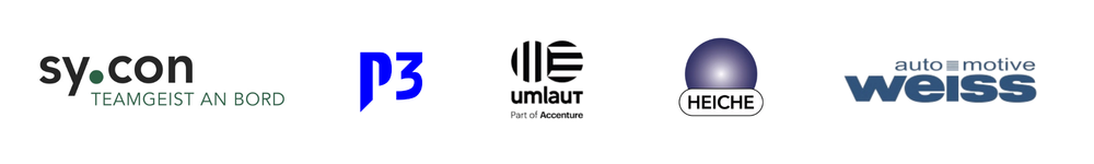Logos ausgewählter Referenzunternehmen